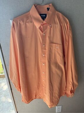Resistol Rodeo Gear Orange Button Up Shirt